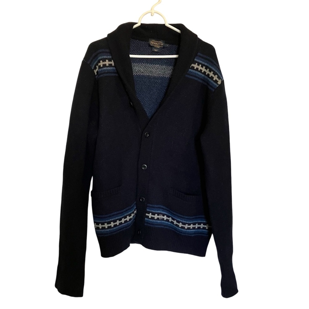 Pendleton 100% Lambs Wool Cardigan